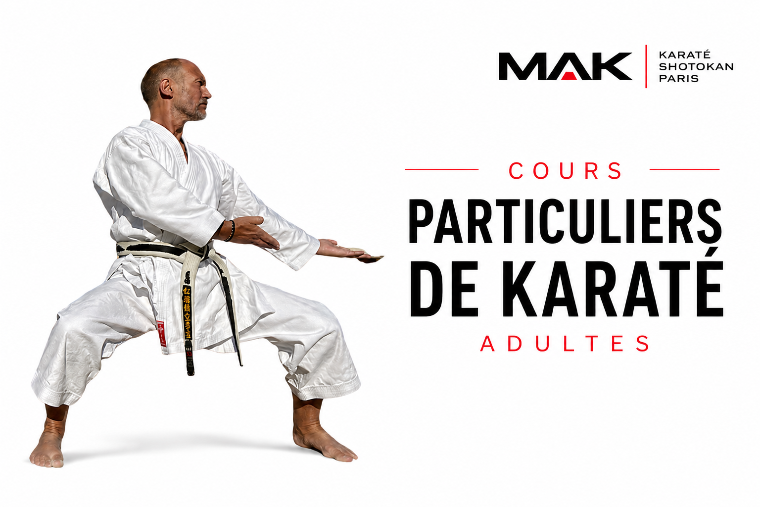 Cours particuliers Karaté